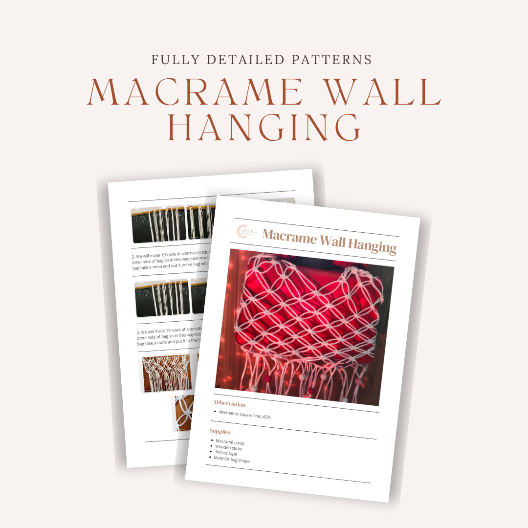 Macrame Bag & Wall Hanging Pattern Guide